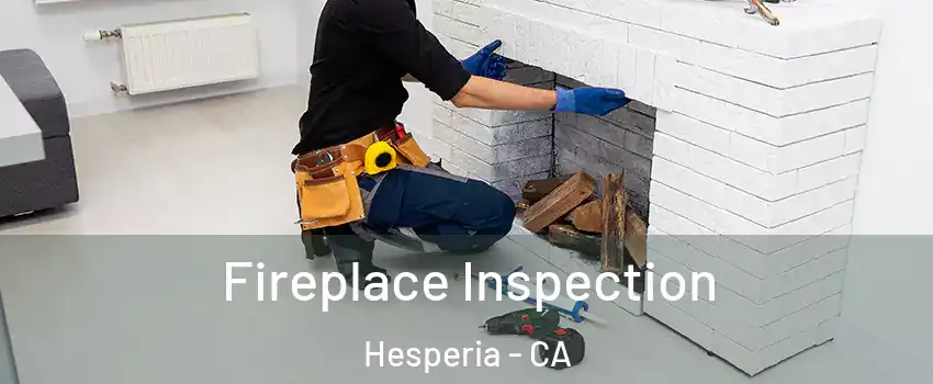  Fireplace Inspection Hesperia - CA