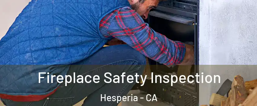  Fireplace Safety Inspection Hesperia - CA