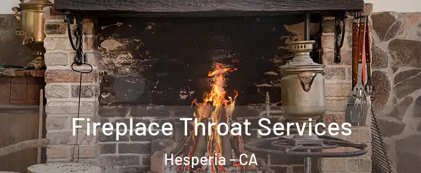  Fireplace Throat Services Hesperia - CA