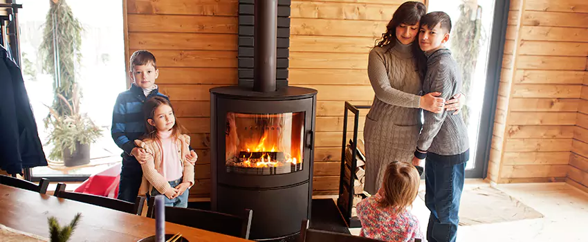 Morso Cast Iron Fireplace Insert Installation in Hesperia, California