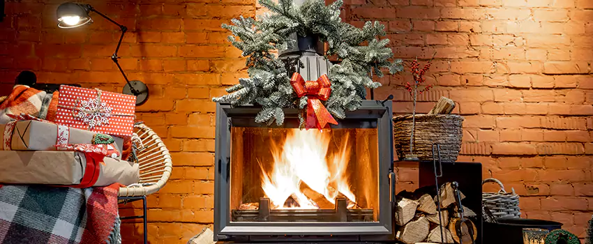 Travis Industries Linear Gas Fireplace Installation in Hesperia, California