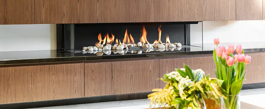 Double-height Fireplace Design Refurbishment in Hesperia, California