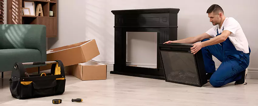 Old Rusted Metal Fireplace Repair And Replacement in Hesperia, CA