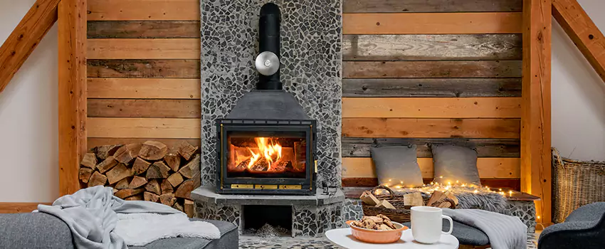 Thelin Hearth Products Direct Vent Gas Stove Fireplace Inspection in Hesperia, California